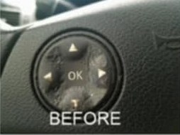 Steering wheel controls before detailing