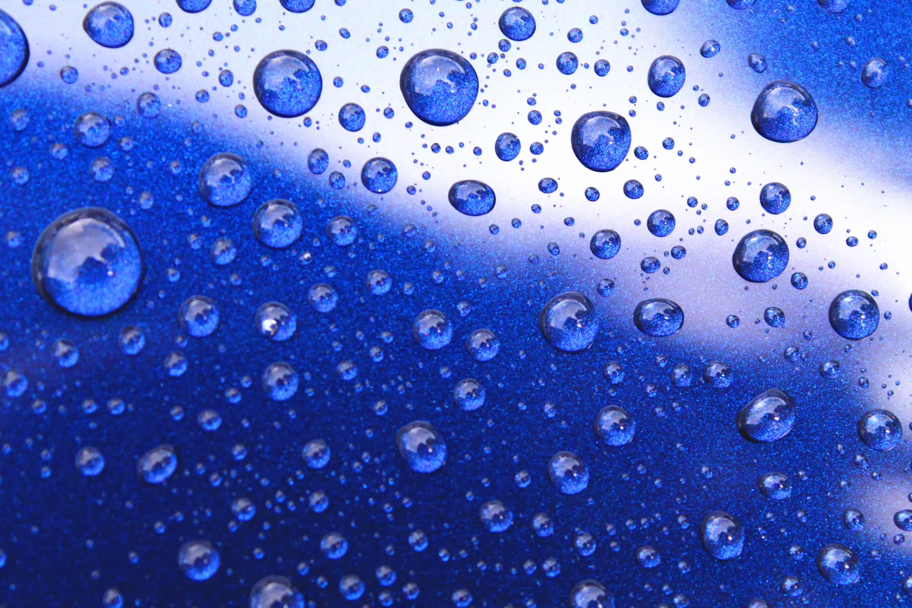 Water beading on ceramic coated paint